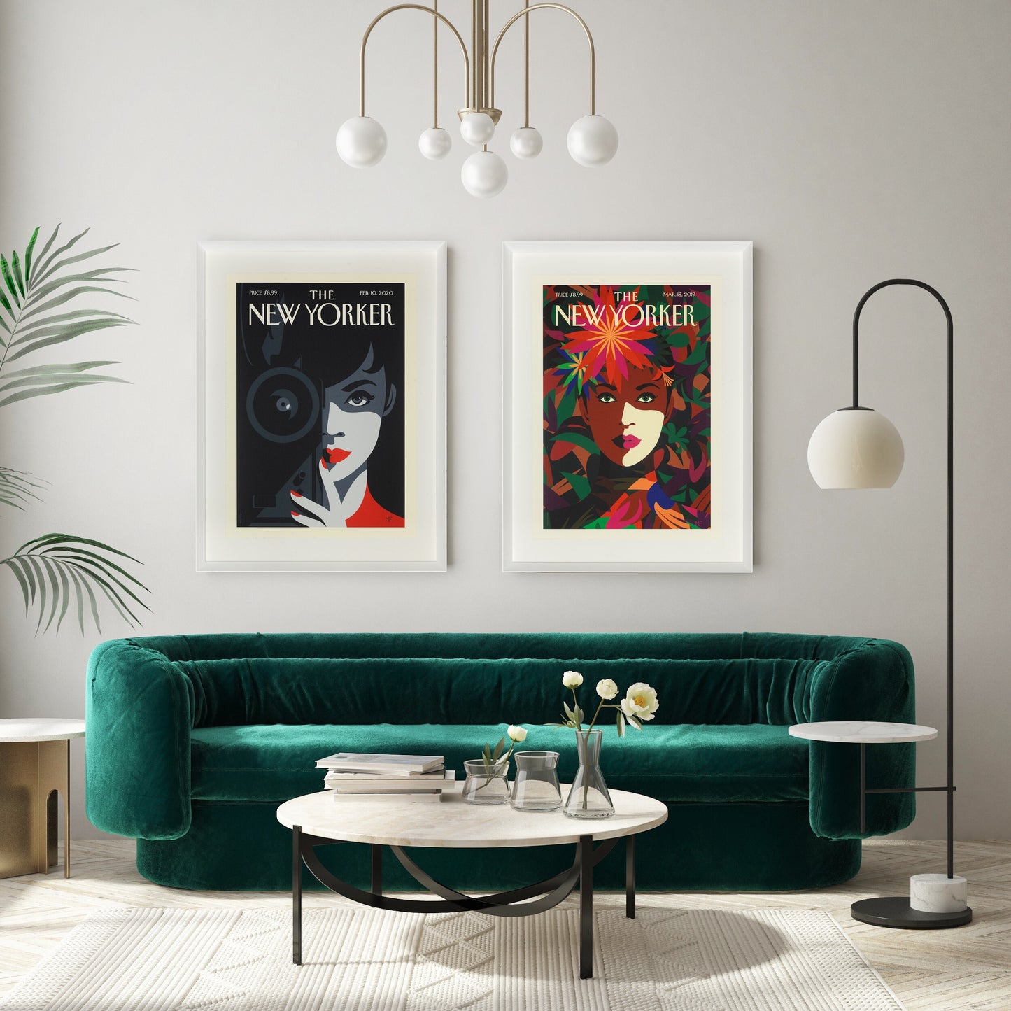 MOLDURA E POSTER - THE NEW YORKER: SPRING TO MIND