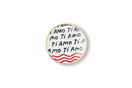 PRATO DECORATIVO TI AMO . BITOSSI HOME