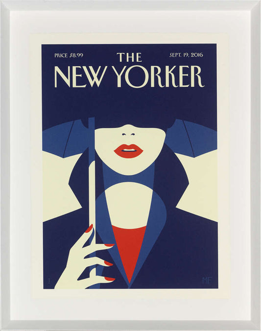 MOLDURA E POSTER - THE NEW YORKER: FAVRE - IN THE SHADE
