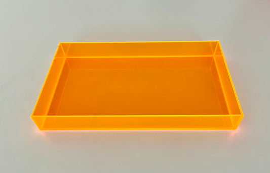 TABULEIRO ACRÍLICO ORANGE NEON SMALL